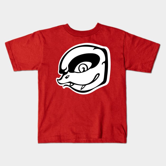 Snake King Kids T-Shirt by mafmove